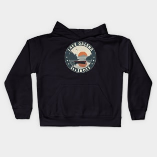 Lake Galena Illinois Sunset Kids Hoodie